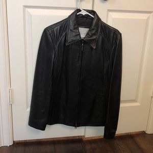 Black Leather Jacket by Nine West